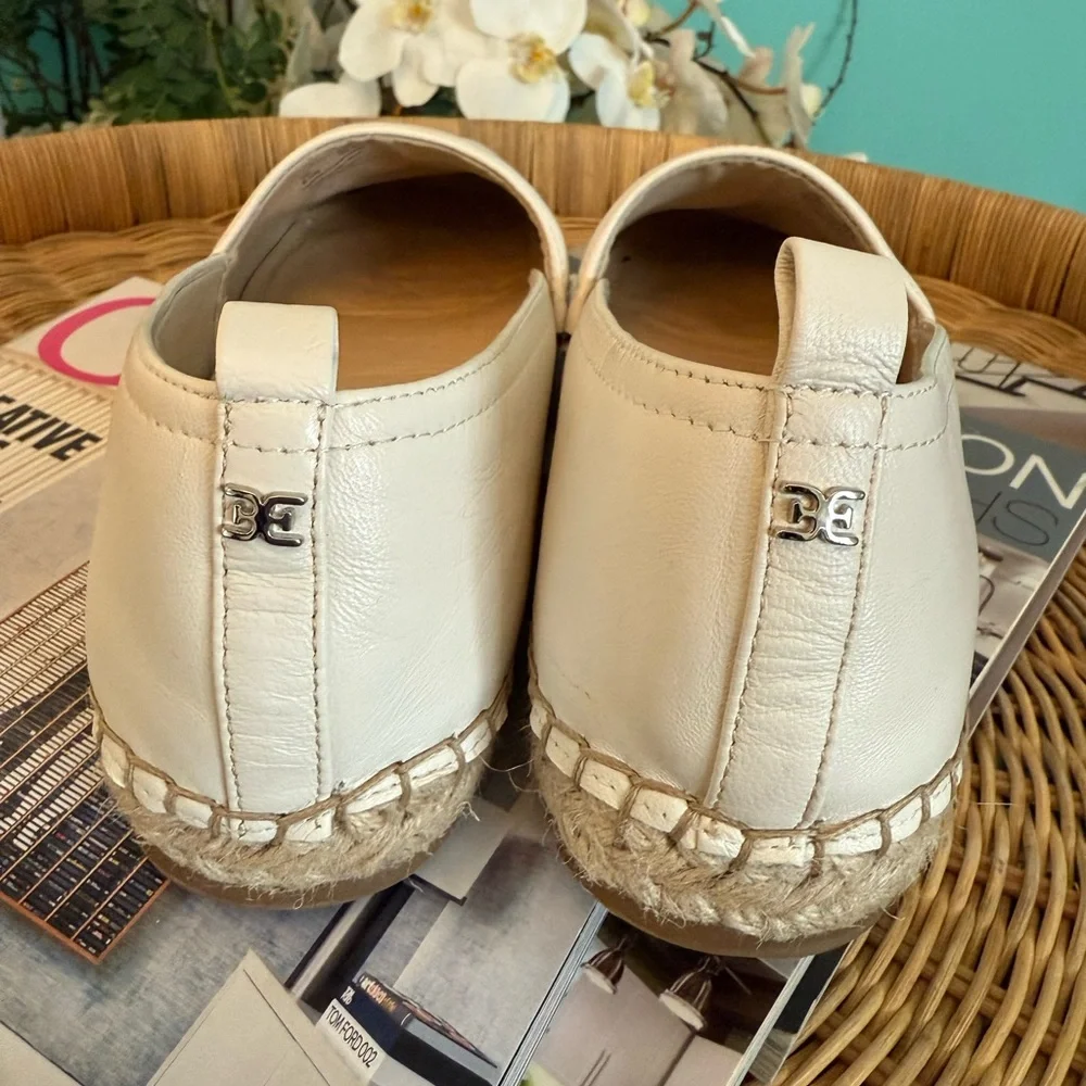 Sam Edelman Elegant Cream Espadrilles Sz 8.5 - Picture 8 of 10